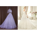 Detachable Jacket Lace Sequins Beaded Wedding Dresses